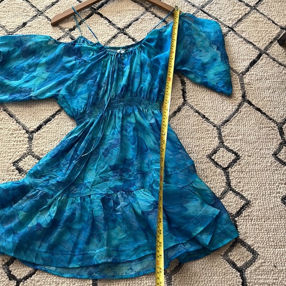 Lisa Blue CallThe Whale Silk Mini Beach CoverUp - Picture 3 of 13